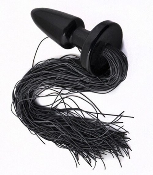 Soft Rubber Tail Anal Butt Plug 1 Soft Rubber Tail Anal Butt Plug
