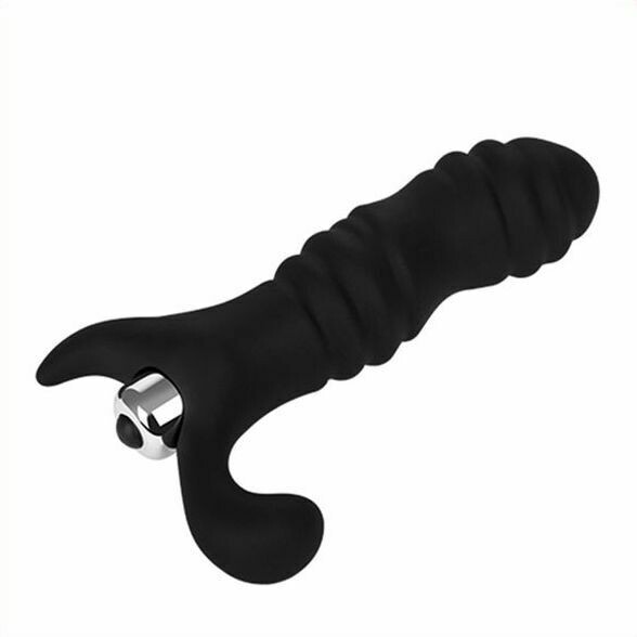 Silicone Anal Plug Ribbed Prostate Massager 1 Silicone Anal Plug Ribbed Prostate Massager