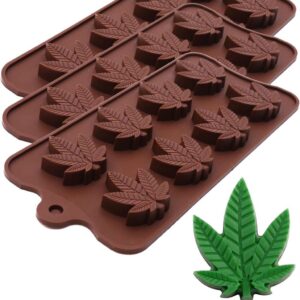 Cannabis Leaf Silicone Candy Ice Tray Mould