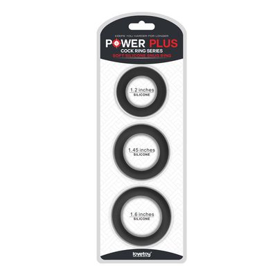 Lovetoy Power Plus Soft Silicone Pro Ring Set 2 Lovetoy Power Plus Soft Silicone Pro Ring Set - Image 2