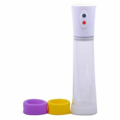 Rechargeable Penis Pump with 3 Silicone Rings 2 Rechargeable Penis Pump with 3 Silicone Rings - Image 2