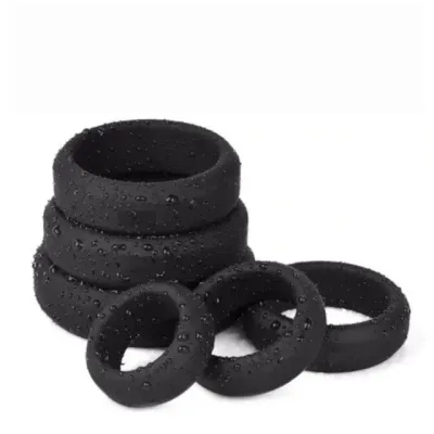 Silicone Cock Ring Set - 6pcs 2 Silicone Cock Ring Set - 6pcs - Image 2
