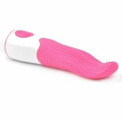 12 Speed Pink Silicone Tongue Vibrator 2 12 Speed Pink Silicone Tongue Vibrator - Image 2