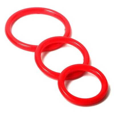 Basic Edge Cock Ring Erection Enhancer Set 2 Basic Edge Cock Ring Erection Enhancer Set - Image 2