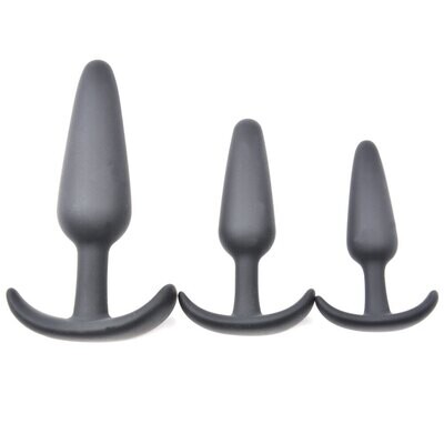 Silicone Butt Plug Starter Set 3 Silicone Butt Plug Starter Set - Image 3