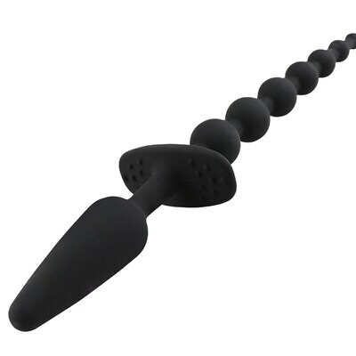 Double Anal Toy - Butt Plug and Anal Beads 3 Double Anal Toy - Butt Plug and Anal Beads - Image 3