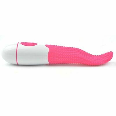 12 Speed Pink Silicone Tongue Vibrator 3 12 Speed Pink Silicone Tongue Vibrator - Image 3
