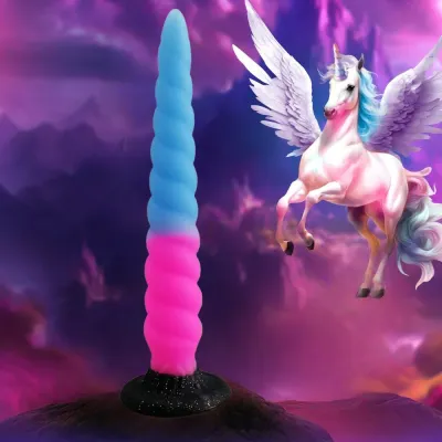 Unicorn Horn Silicone Fantasy Anal Dildo 3 Unicorn Horn Silicone Fantasy Anal Dildo - Image 3
