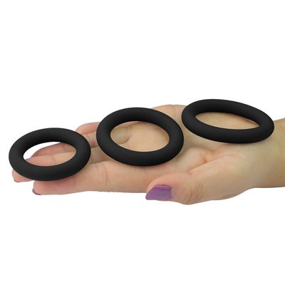 Lovetoy Power Plus Soft Silicone Pro Ring Set 4 Lovetoy Power Plus Soft Silicone Pro Ring Set - Image 4