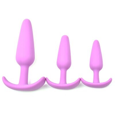 Silicone Butt Plug Starter Set 4 Silicone Butt Plug Starter Set - Image 4