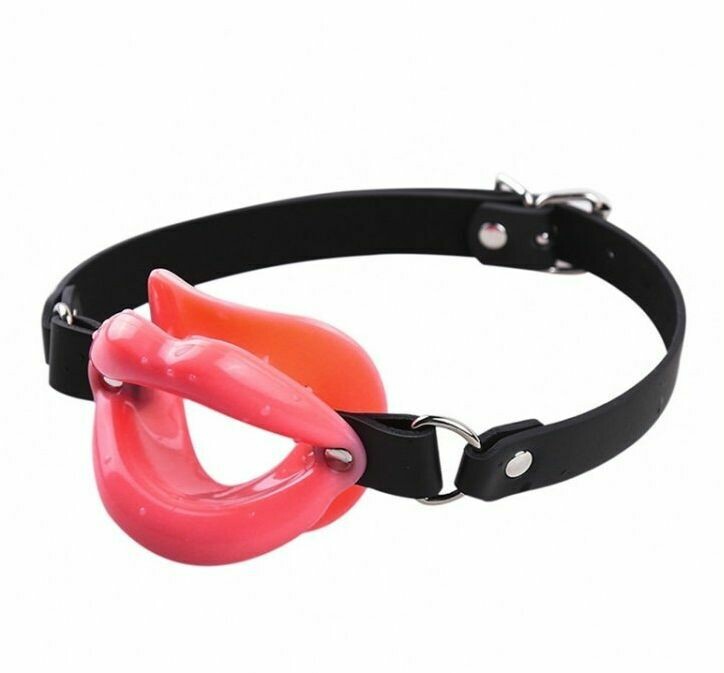 Fetish Rubber Lips O Ring Open Mouth BJ Gag 1 Fetish Rubber Lips O Ring Open Mouth BJ Gag
