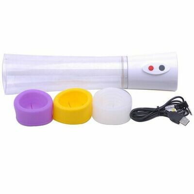 Rechargeable Penis Pump with 3 Silicone Rings 5 Rechargeable Penis Pump with 3 Silicone Rings - Image 5