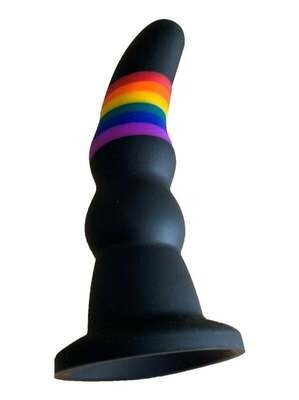 Radiant Rainbow Anal Dildo 2 Radiant Rainbow Anal Dildo - Image 2