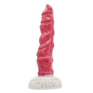 Ribbed Hellfire Dragon Dildo