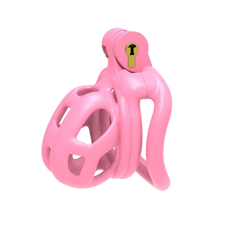 Pink Cobra Lightweight Chastity Cage Built In Lock 2 Pink Cobra Lightweight Chastity Cage Built In Lock - Image 2