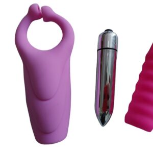 3 in 1 Foreplay Pleasure Set Vibration - Mini Vibrator and Vibro Claw