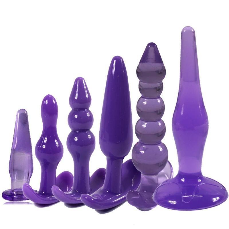 Anal Butt Plug Set - 6pcs 1 Anal Butt Plug Set - 6pcs