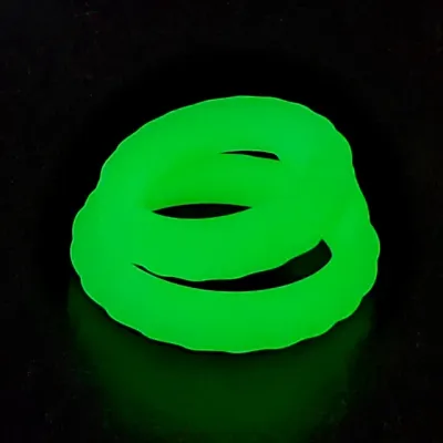 Glow-in-the-Dark Silicone Dual Penis Ring 5 Glow-in-the-Dark Silicone Dual Penis Ring - Image 5