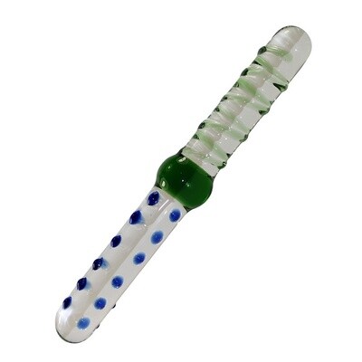 Threaded Dragon Crystal Pyrex Glass Massager 2 Threaded Dragon Crystal Pyrex Glass Massager - Image 2