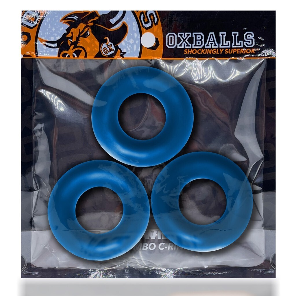 Oxballs Fat Willy Cock Rings - Space Blue 1 Oxballs Fat Willy Cock Rings - Space Blue