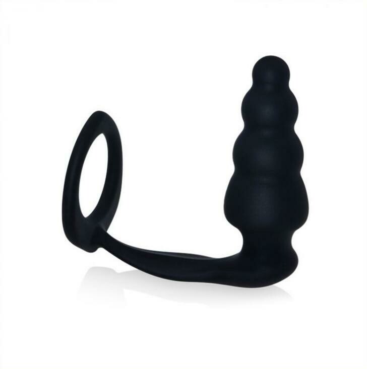 Cock Ring & Butt Plug Prostate Massager 1 Cock Ring & Butt Plug Prostate Massager