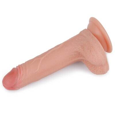 Lovetoy 7'' Dual layered Platinum Silicone Cock 6 Lovetoy 7'' Dual layered Platinum Silicone Cock - Image 6