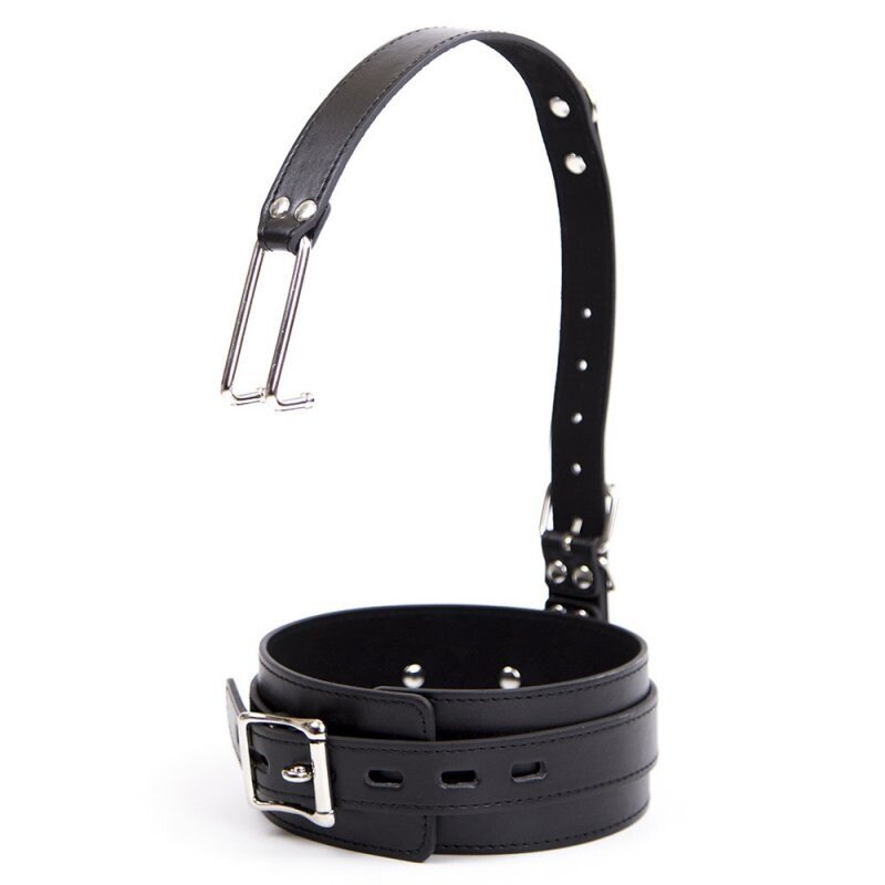 Bondage Collar With Nose Hook 1 Bondage Collar With Nose Hook