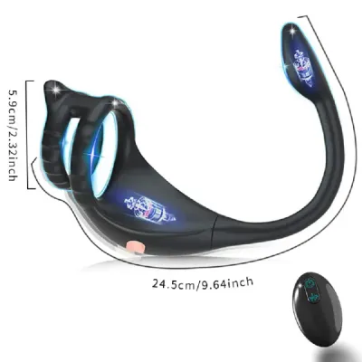 Scorpion Cockring Prostate Stimulator Remote Controlled Vibration 6 Scorpion Cockring Prostate Stimulator Remote Controlled Vibration - Image 6