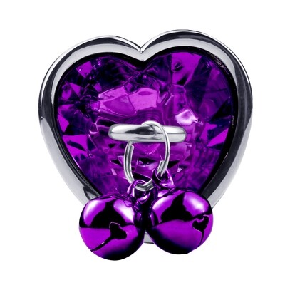S/Steel H Butt Plug With Jewel and Bells (S) 6 S/Steel H Butt Plug With Jewel and Bells (S) - Image 6
