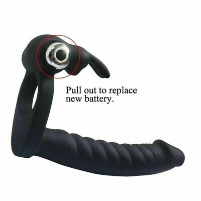 Rabbit Style Vibrating Cock Ring With Realistic Dildo 7 Rabbit Style Vibrating Cock Ring With Realistic Dildo - Image 7