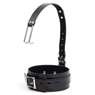 Bondage Collar With Nose Hook 2 Bondage Collar With Nose Hook - Image 2