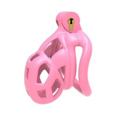 Pink Cobra Lightweight Chastity Cage Built In Lock 4 Pink Cobra Lightweight Chastity Cage Built In Lock - Image 4