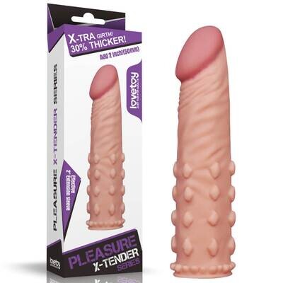 Lovetoy Pleasure X Tender Bumpy Penis Sleeve 2 Lovetoy Pleasure X Tender Bumpy Penis Sleeve - Image 2