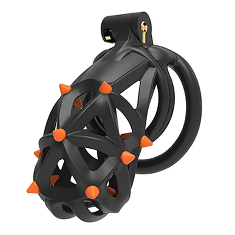 Spiked Cobra Chastity Cage Built In Lock 1 Spiked Cobra Chastity Cage Built In Lock