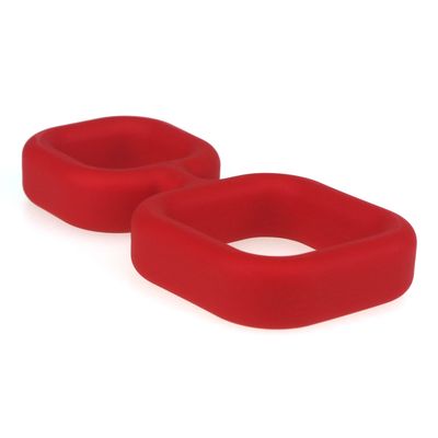 X-MEN Liquid Silicone Double Ring Cock Ring 7 X-MEN Liquid Silicone Double Ring Cock Ring - Image 7