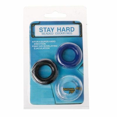 Stay Hard erection enhancer 3-pack thick cock rings 2 Stay Hard erection enhancer 3-pack thick cock rings - Image 2