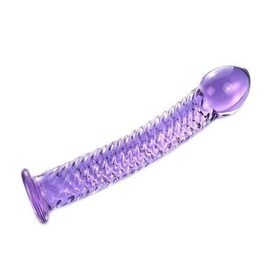 Beautiful Colourful Swirl Crystal Pyrex Glass Massager 3 Beautiful Colourful Swirl Crystal Pyrex Glass Massager - Image 3