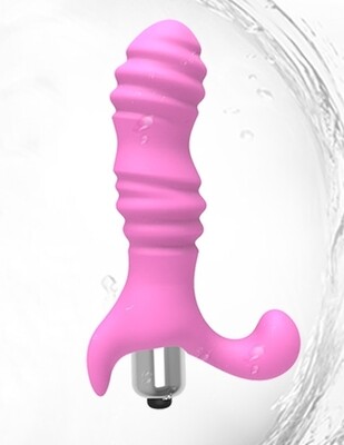 Silicone Anal Plug Ribbed Prostate Massager 7 Silicone Anal Plug Ribbed Prostate Massager - Image 7