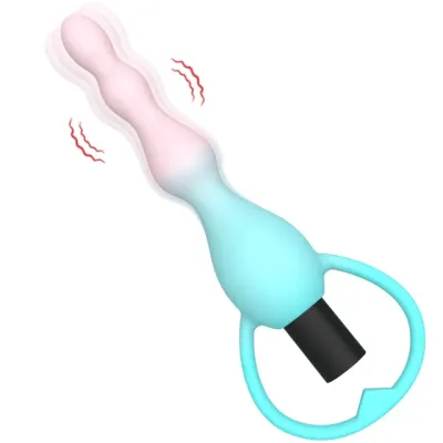 Pastel Rechargeable Vibrating Waterproof Soft Anal Beads 3 Pastel Rechargeable Vibrating Waterproof Soft Anal Beads - Image 3