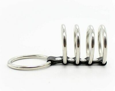 Chastity Cockring Stainless Steel Cock Rings 2 Chastity Cockring Stainless Steel Cock Rings - Image 2