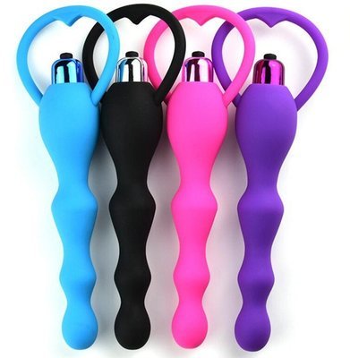 Long Vibrating Soft Anal Beads Butt Plug 2 Long Vibrating Soft Anal Beads Butt Plug - Image 2