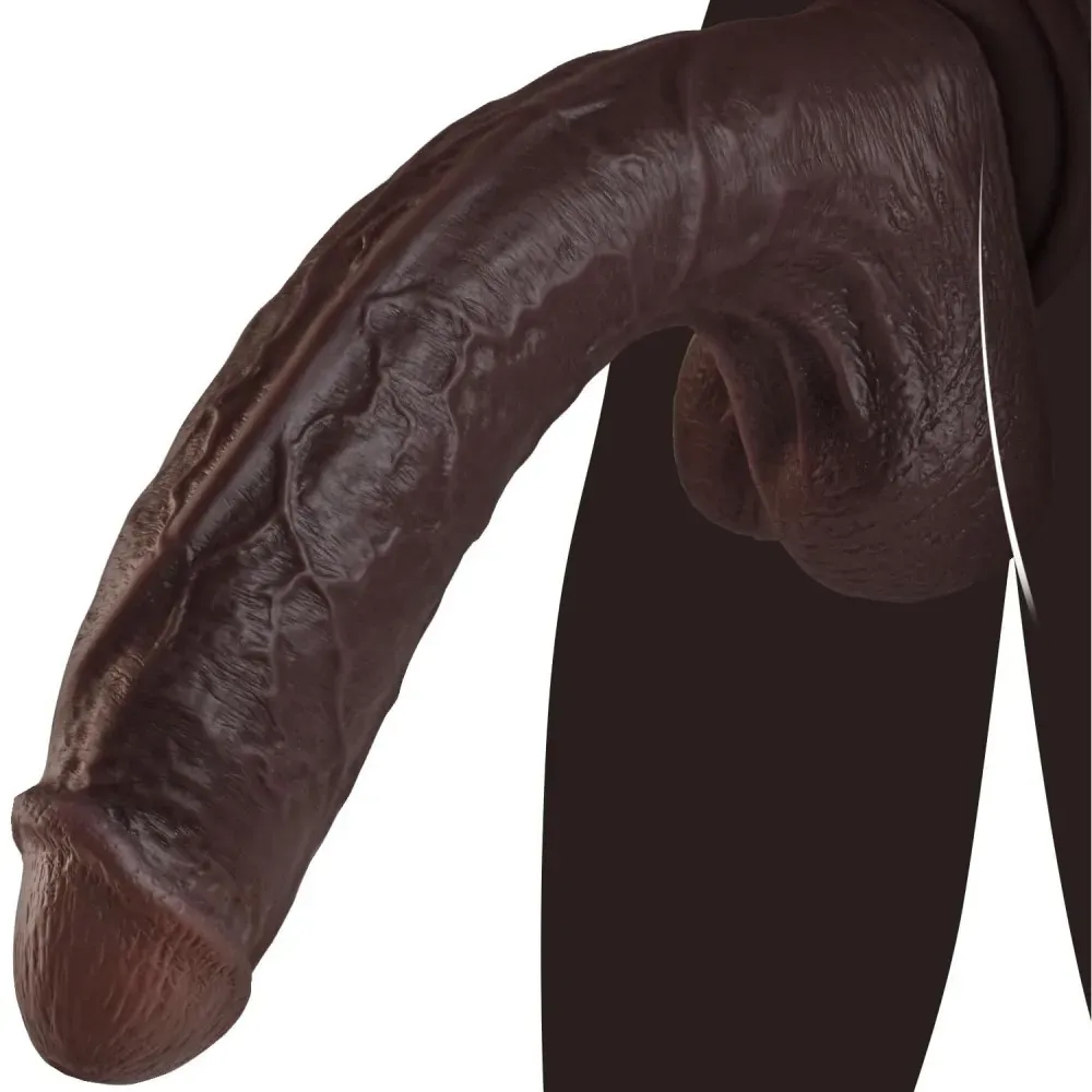 The Real One 10.9" Dildo - Deep Brown 1 The Real One 10.9" Dildo - Deep Brown