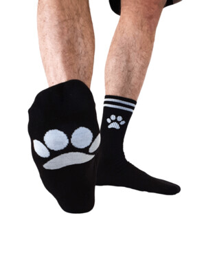Puppy Play Paw Black Socks 2 Puppy Play Paw Black Socks - Image 2