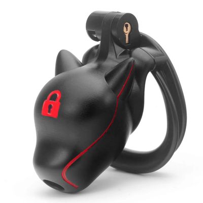 Slave Dog Head Chastity Cage 4 Slave Dog Head Chastity Cage - Image 4