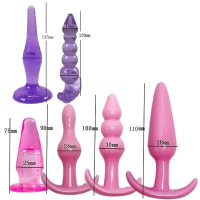 Anal Butt Plug Set - 6pcs 5 Anal Butt Plug Set - 6pcs - Image 5