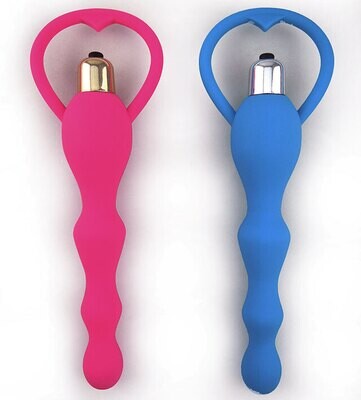 Long Vibrating Soft Anal Beads Butt Plug 3 Long Vibrating Soft Anal Beads Butt Plug - Image 3