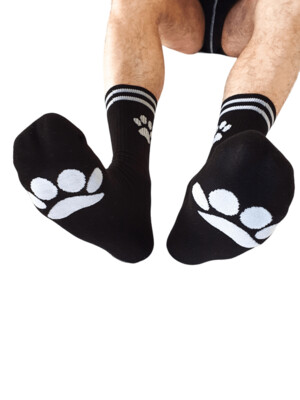 Puppy Play Paw Black Socks 3 Puppy Play Paw Black Socks - Image 3