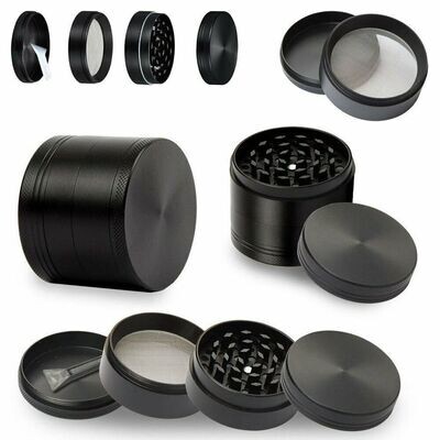 Quality 50mm 4 Part Zinc Alloy Weed Grinder 3 Quality 50mm 4 Part Zinc Alloy Weed Grinder - Image 3