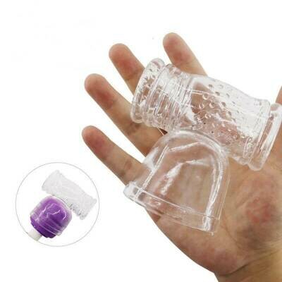 Male Masturbation AV Wand Headgear Tube Attachment 3 Male Masturbation AV Wand Headgear Tube Attachment - Image 3