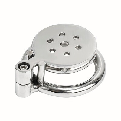 Flat Micro Male Chastity Stainless Steel Cage 6 Flat Micro Male Chastity Stainless Steel Cage - Image 6